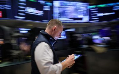 Stocks backpedal from record highs on US payrolls, yields dip